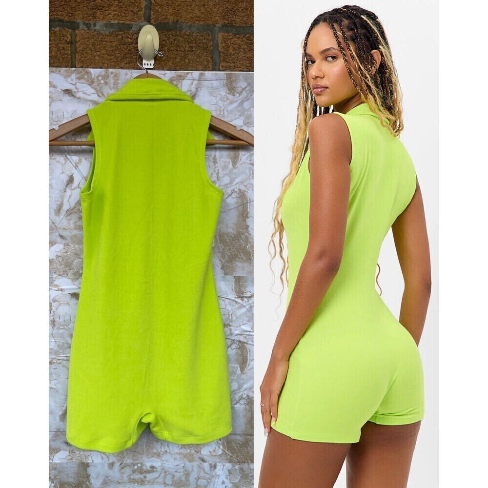 Frankies Bikinis Jane Terry playsuit romper XS - Picture 2 of 10